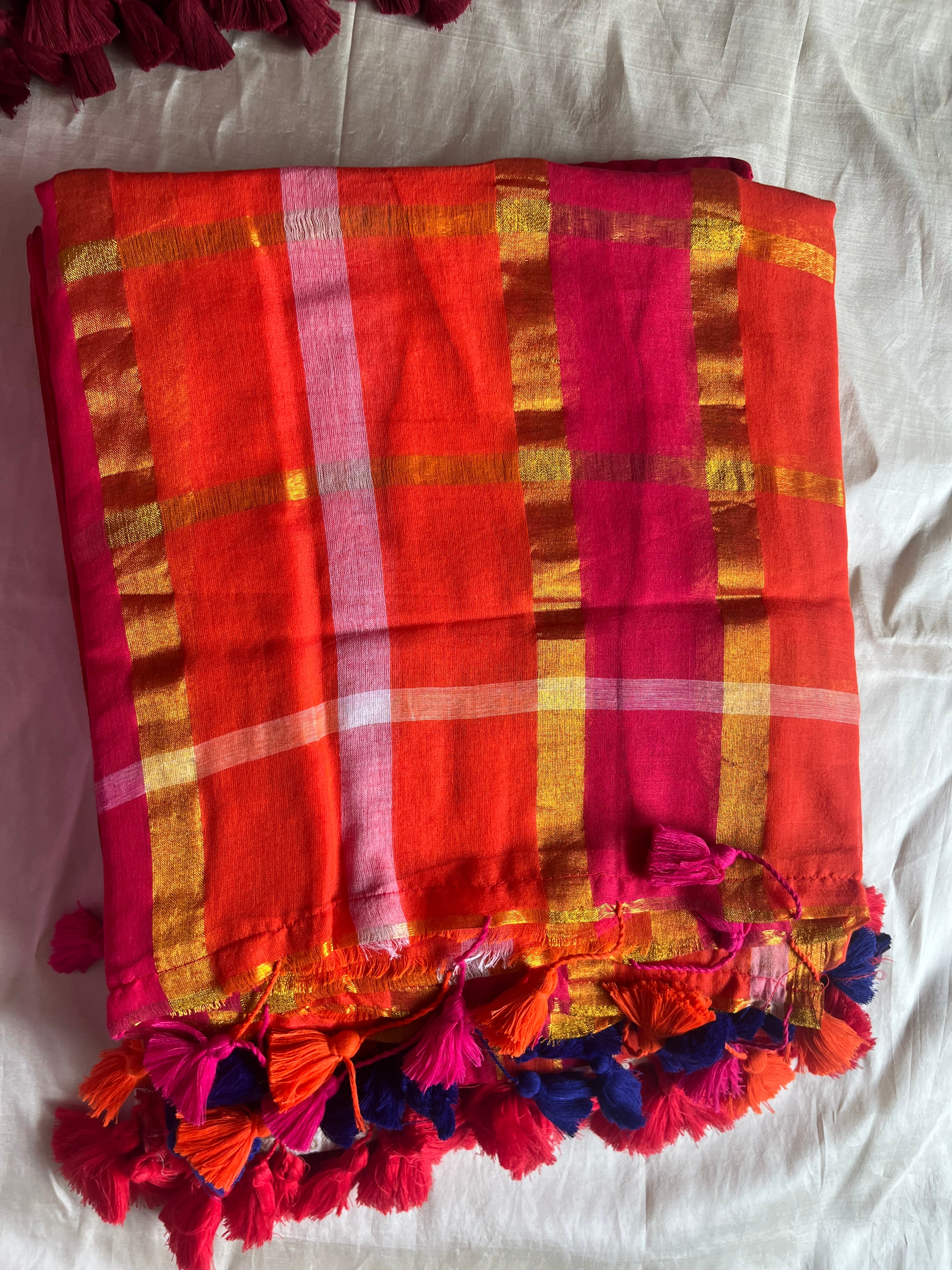 Mul cotton Saree