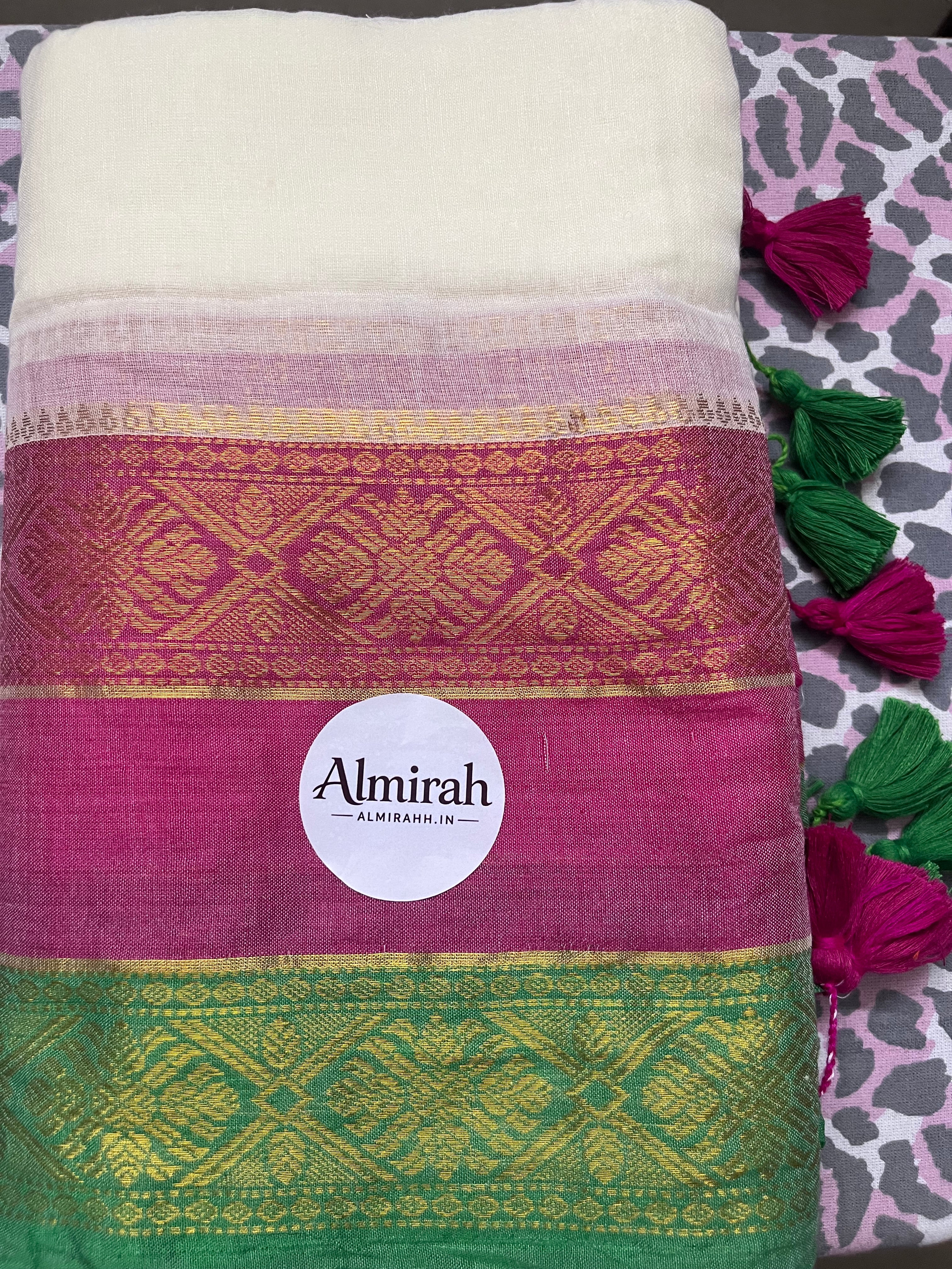 Mul cotton saree