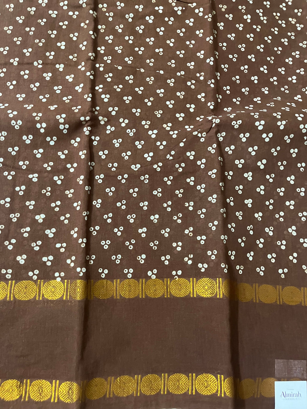 Mukutu Dot Sungudi Saree without Blouse
