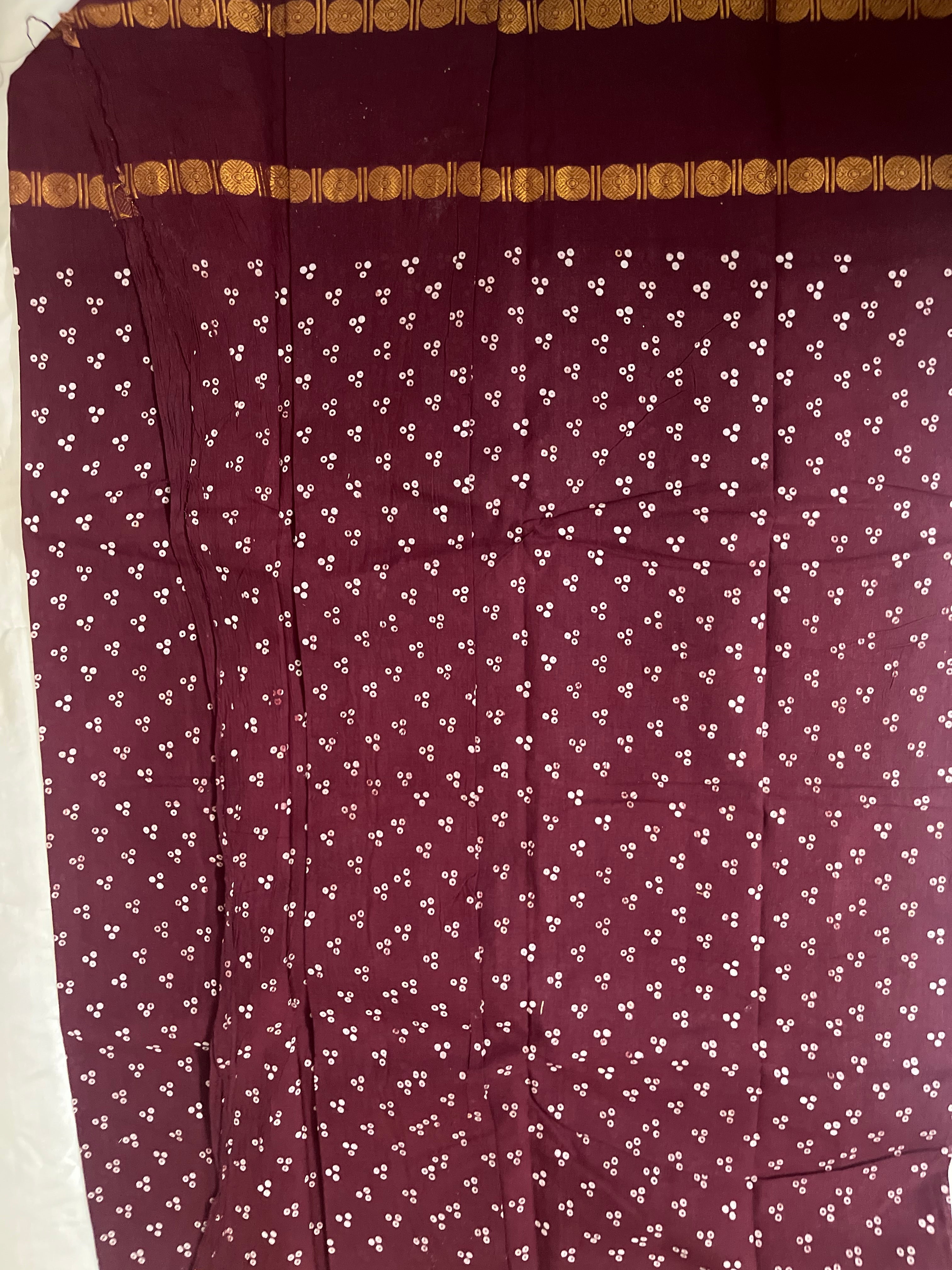 Polka Dots Sungudi Sarees without blouse