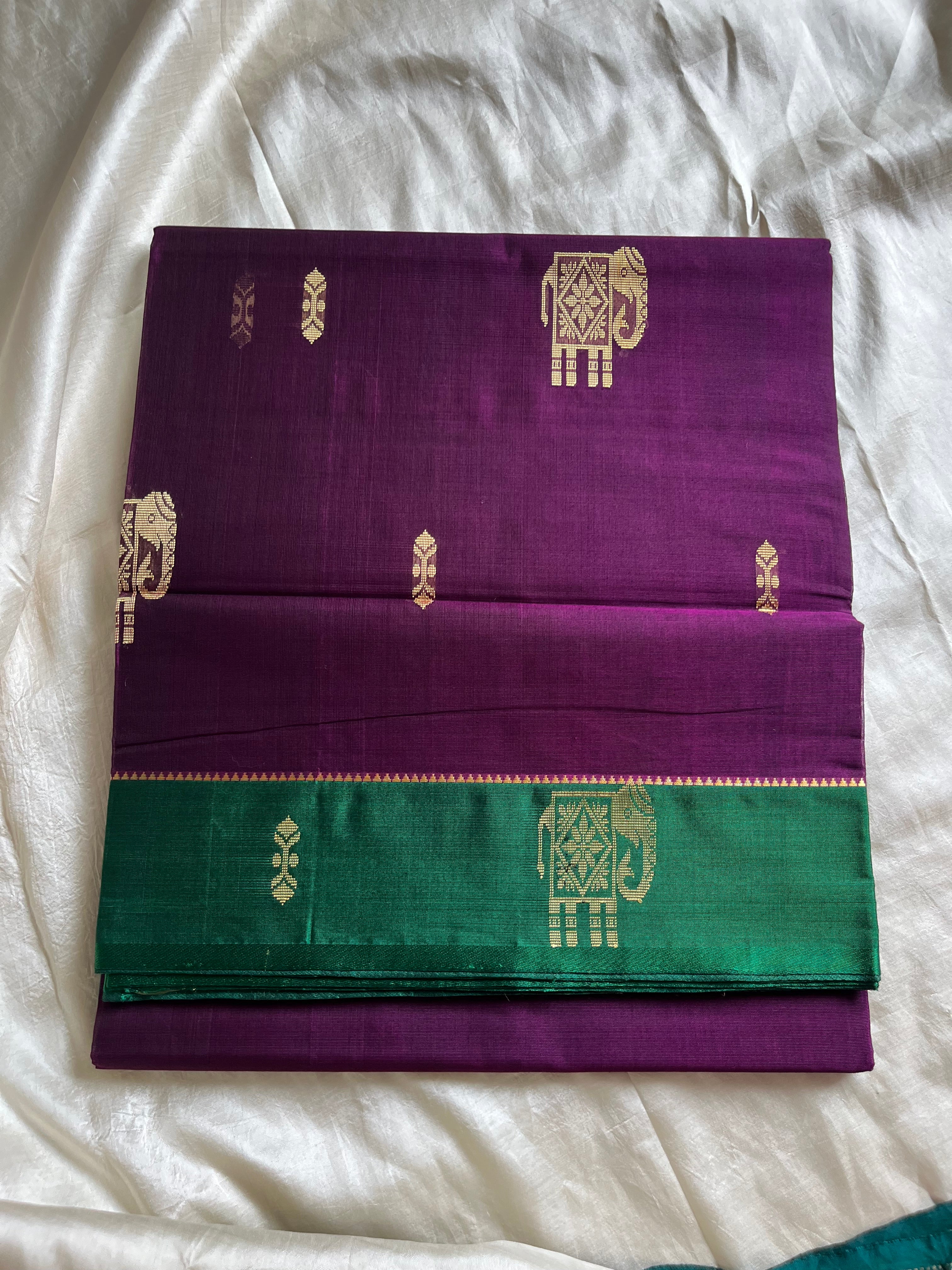 Handloom pure Vegan Saree