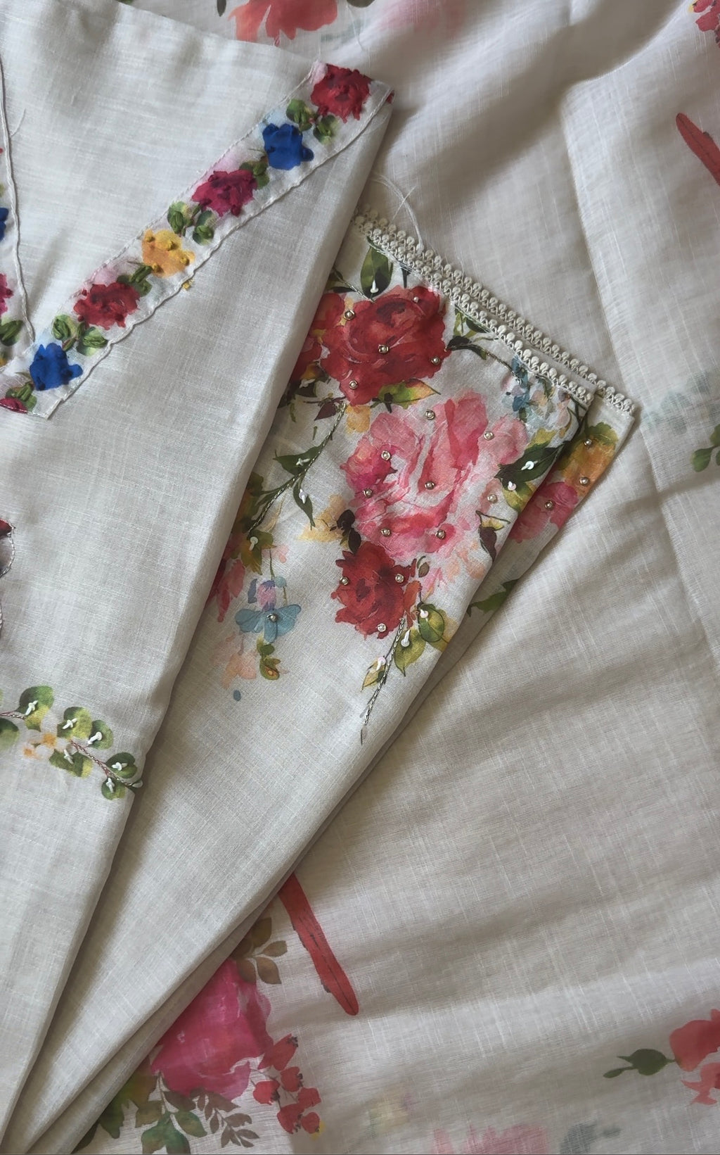 Premium Linen 3pcs Unstitched suit