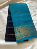 Half n Half Zari  Kattam Velthari Saree