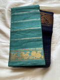 Half n Half Zari  Kattam Velthari Saree