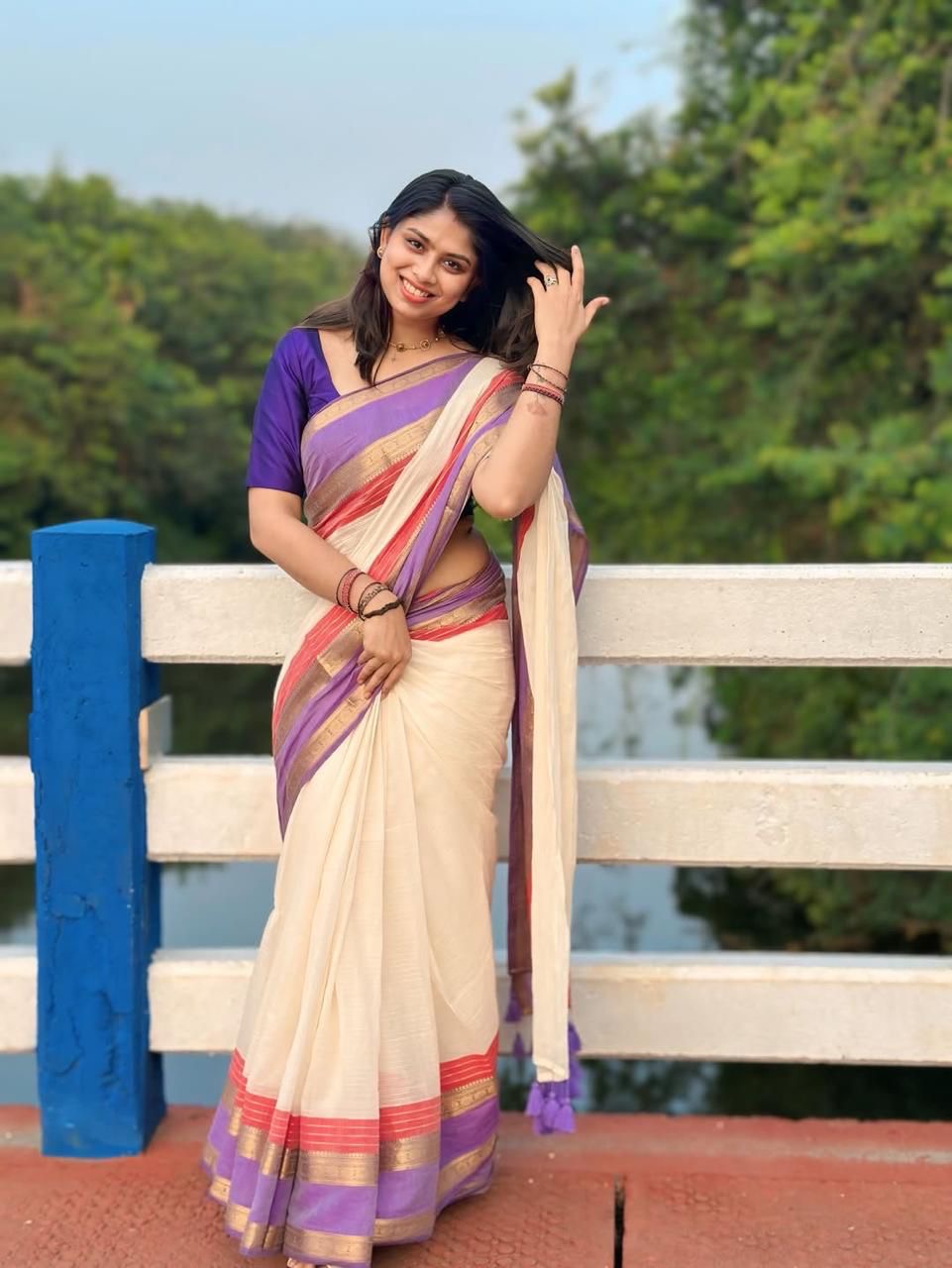Mul Cotton Saree