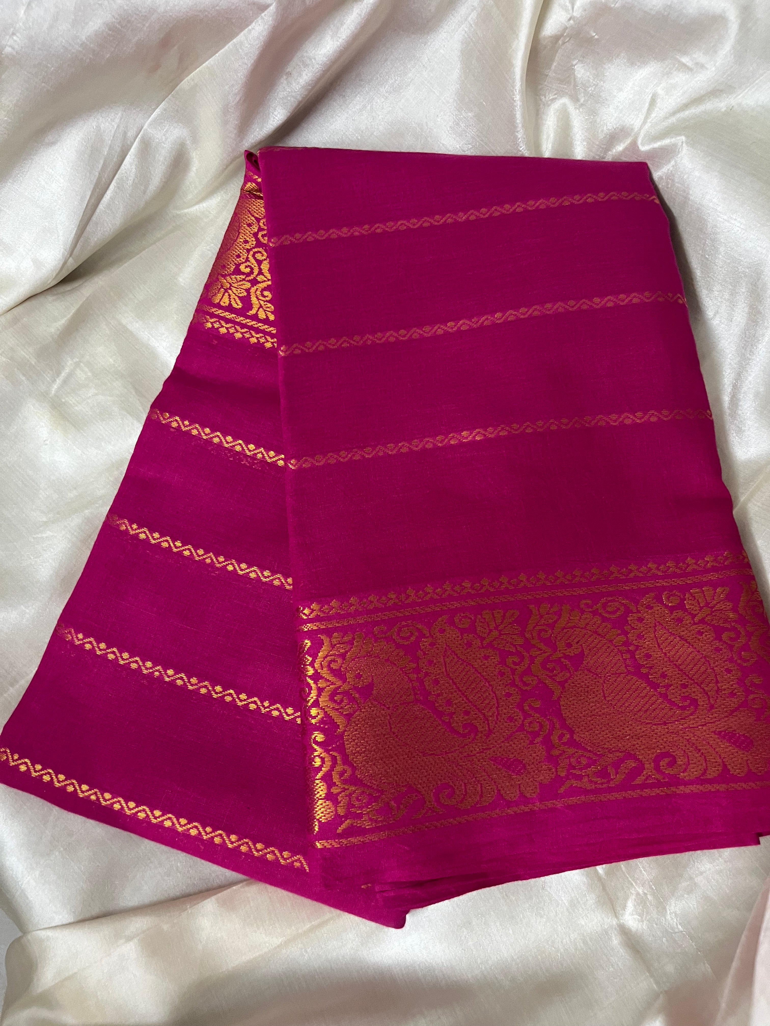 Rani Pink Saree