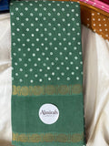 Polka dot Sungudi Saree without Blouse