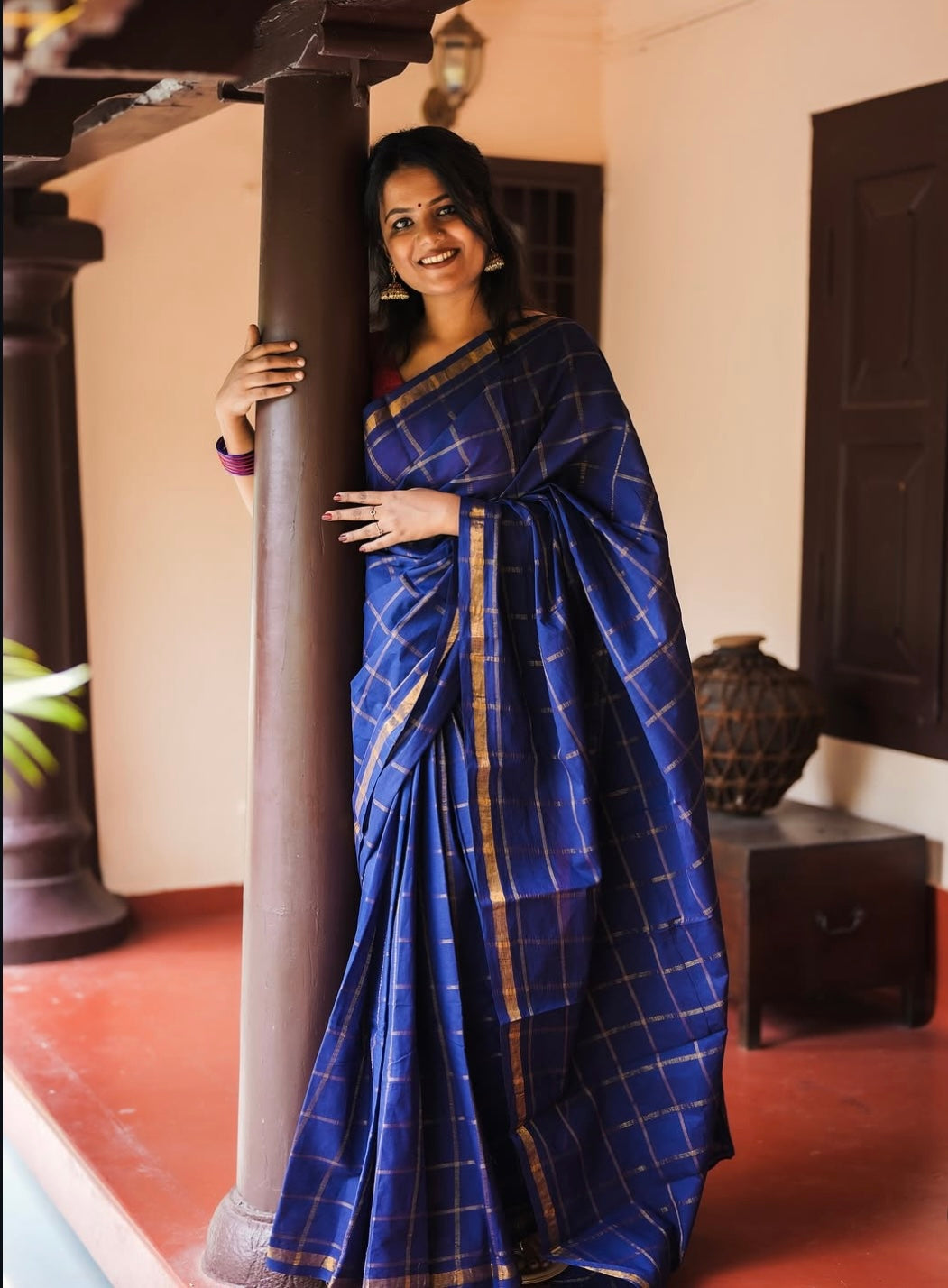 Vanaja Kattam Saree