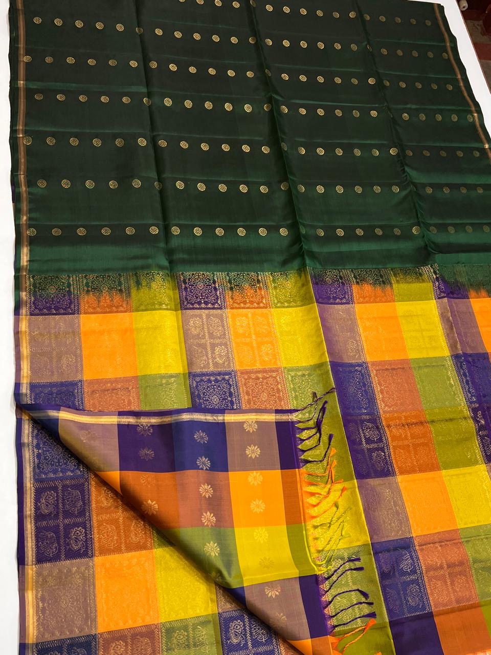 Kanchipuram Pure Handloom Soft Silk Saree