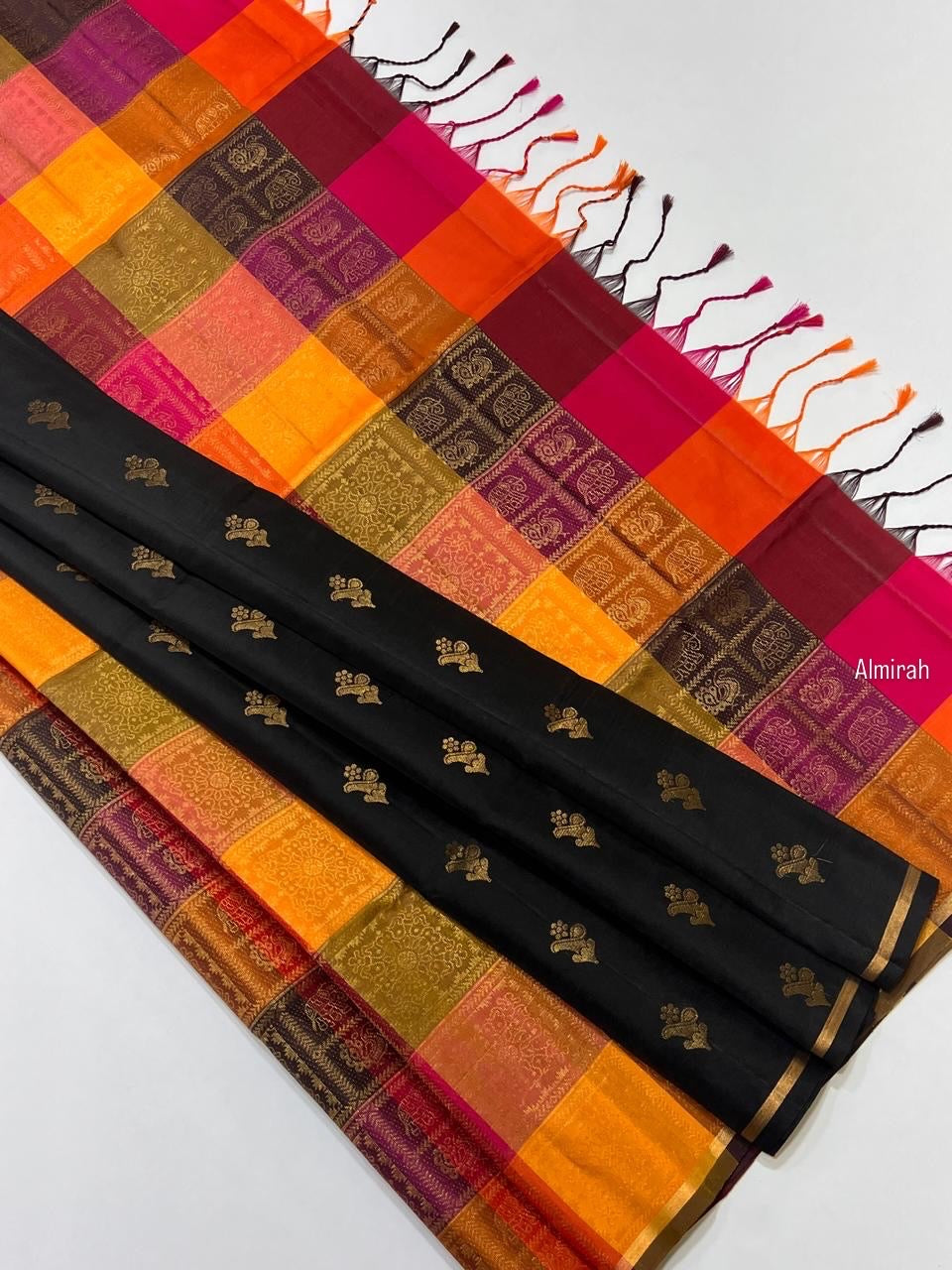 Kanchipuram Pure Handloom Soft Silk Saree
