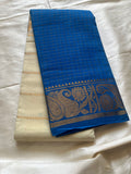 Half n Half Zari  Kattam Velthari Saree