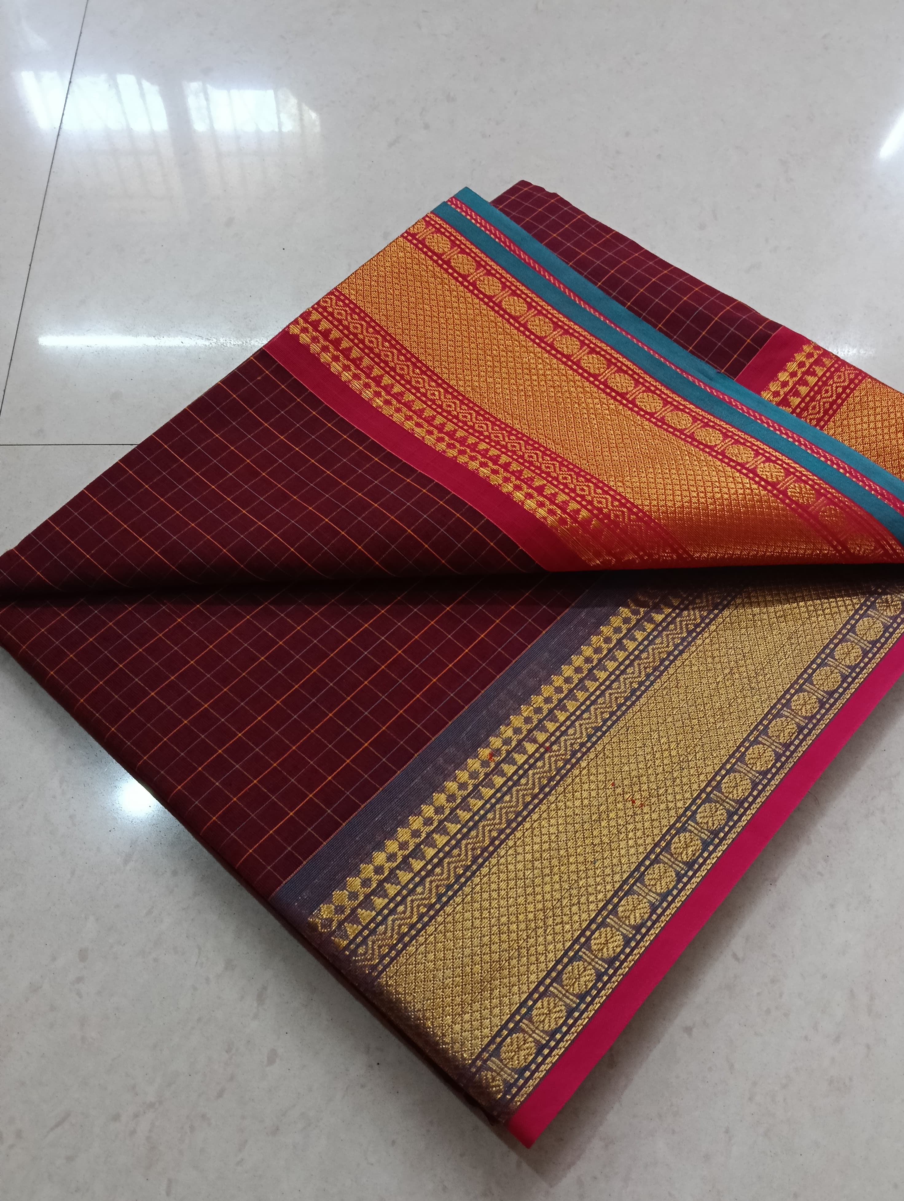 Kanchi Cotton Saree
