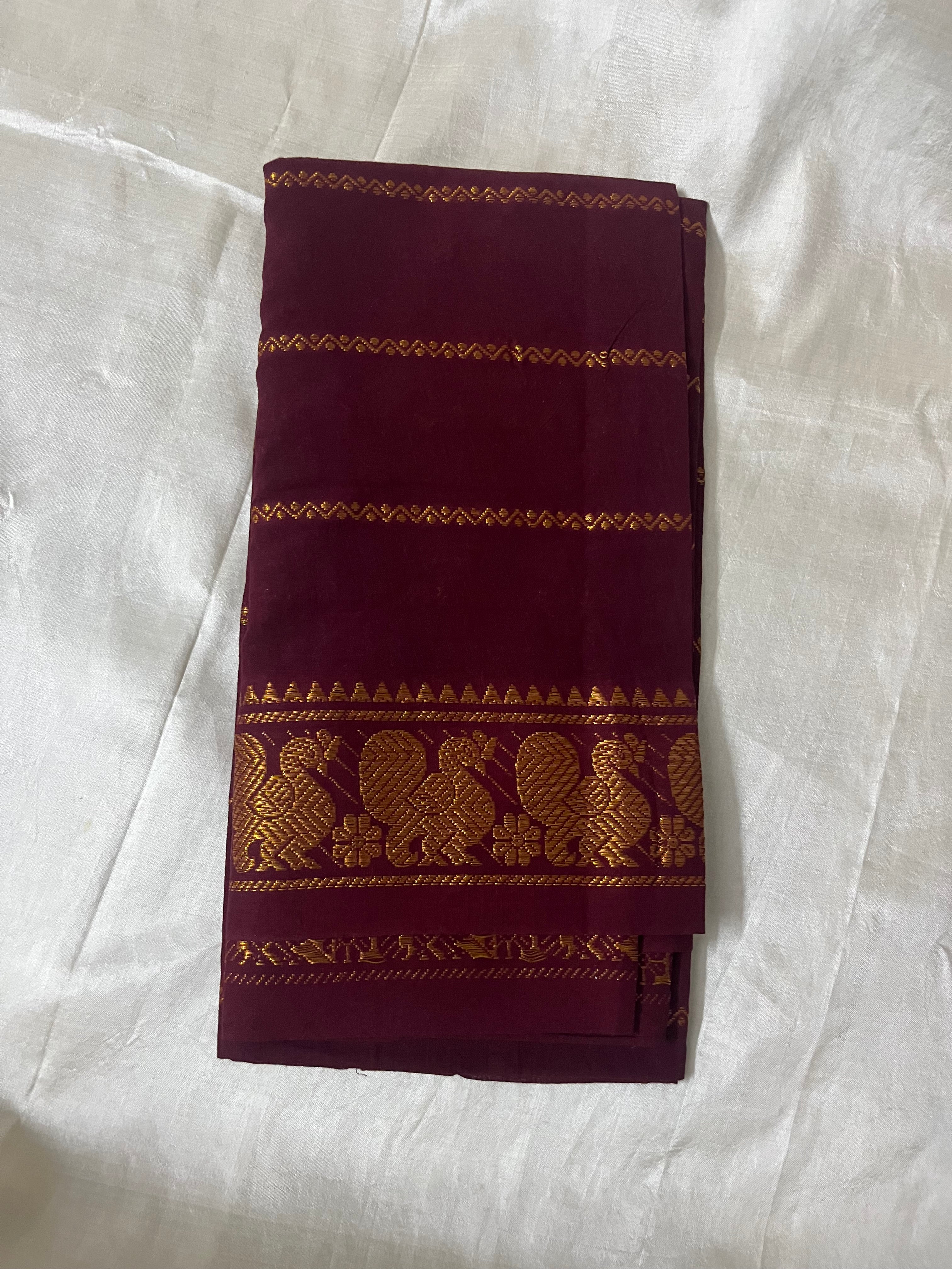 Maroon Velthari Blouse