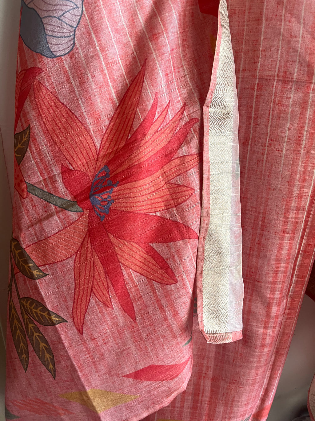 Premium Chanderi 3pcs Unstitched suit