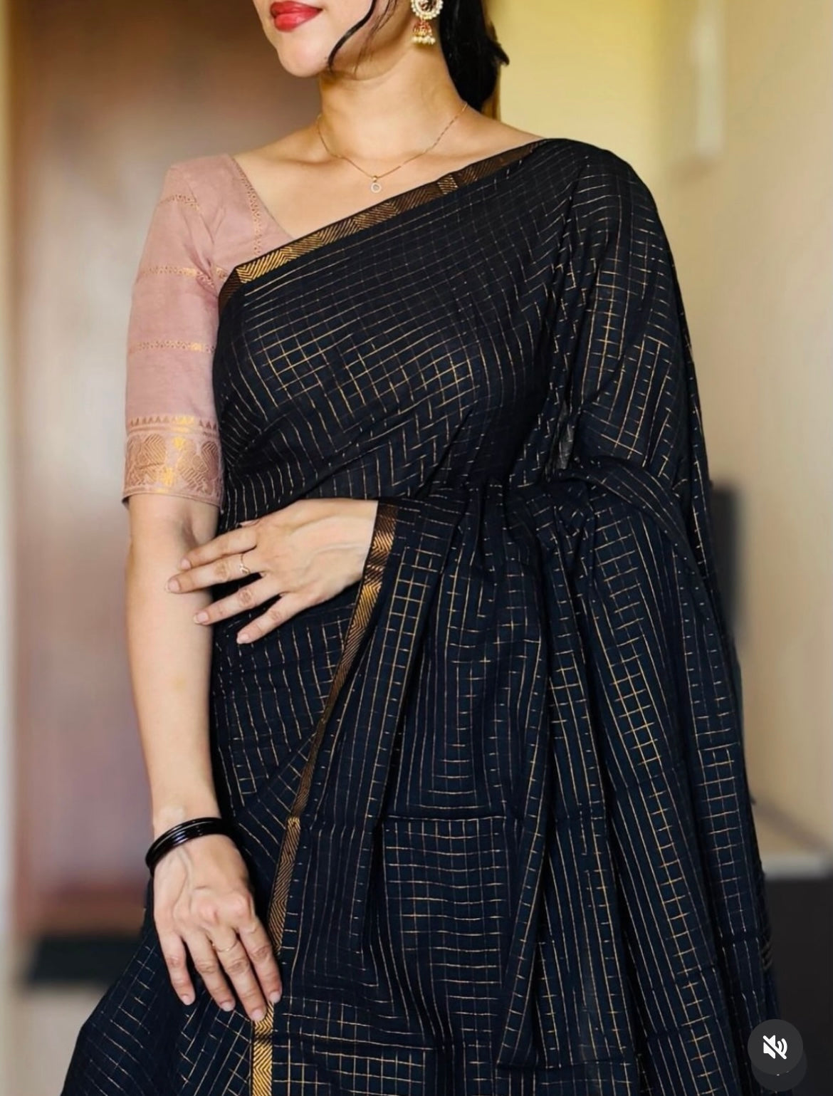 Zari Kattam Saree with Blouse