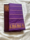 Half n Half Zari  Kattam Velthari Saree