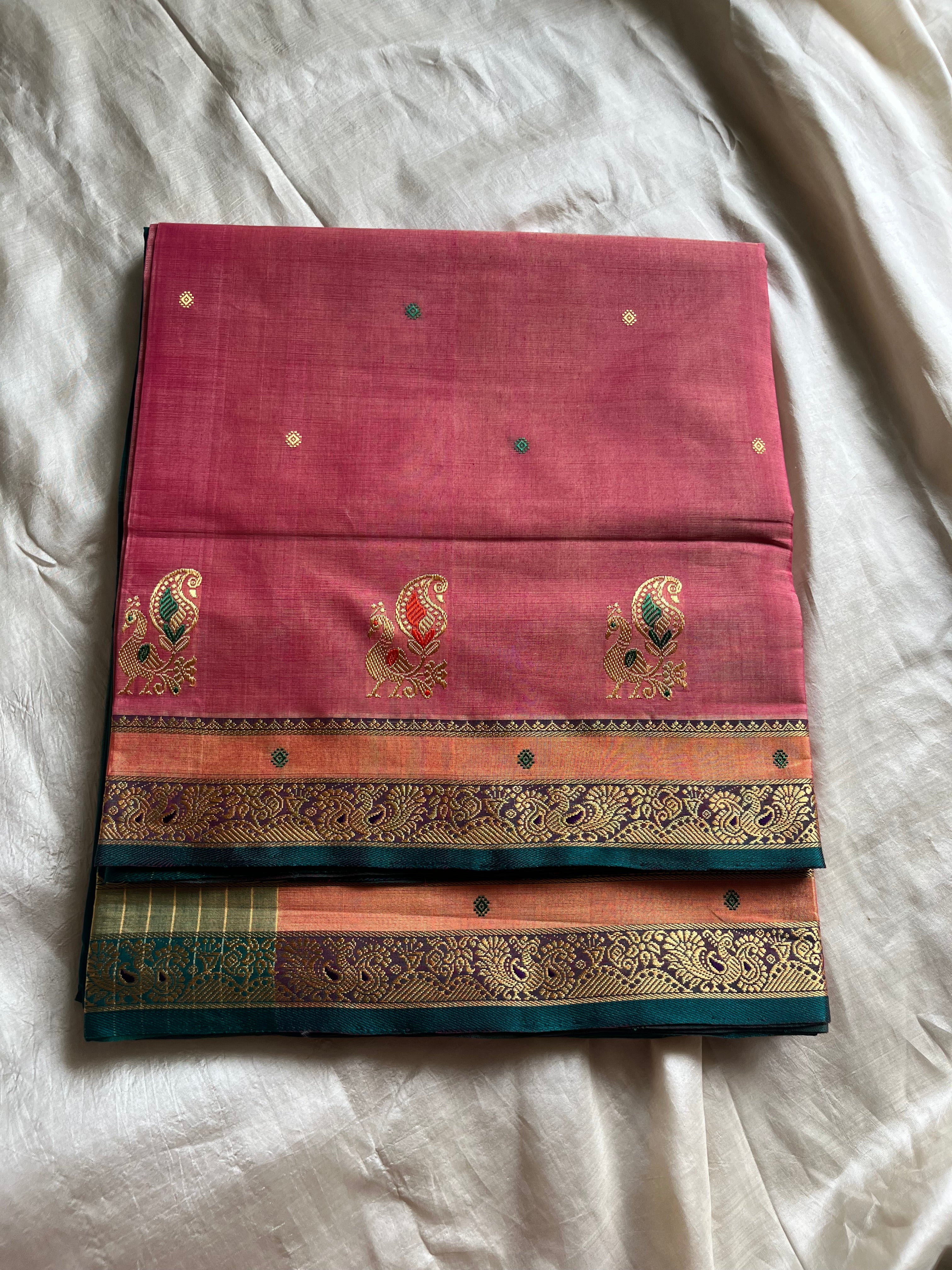 Handloom Vegan Silk Saree