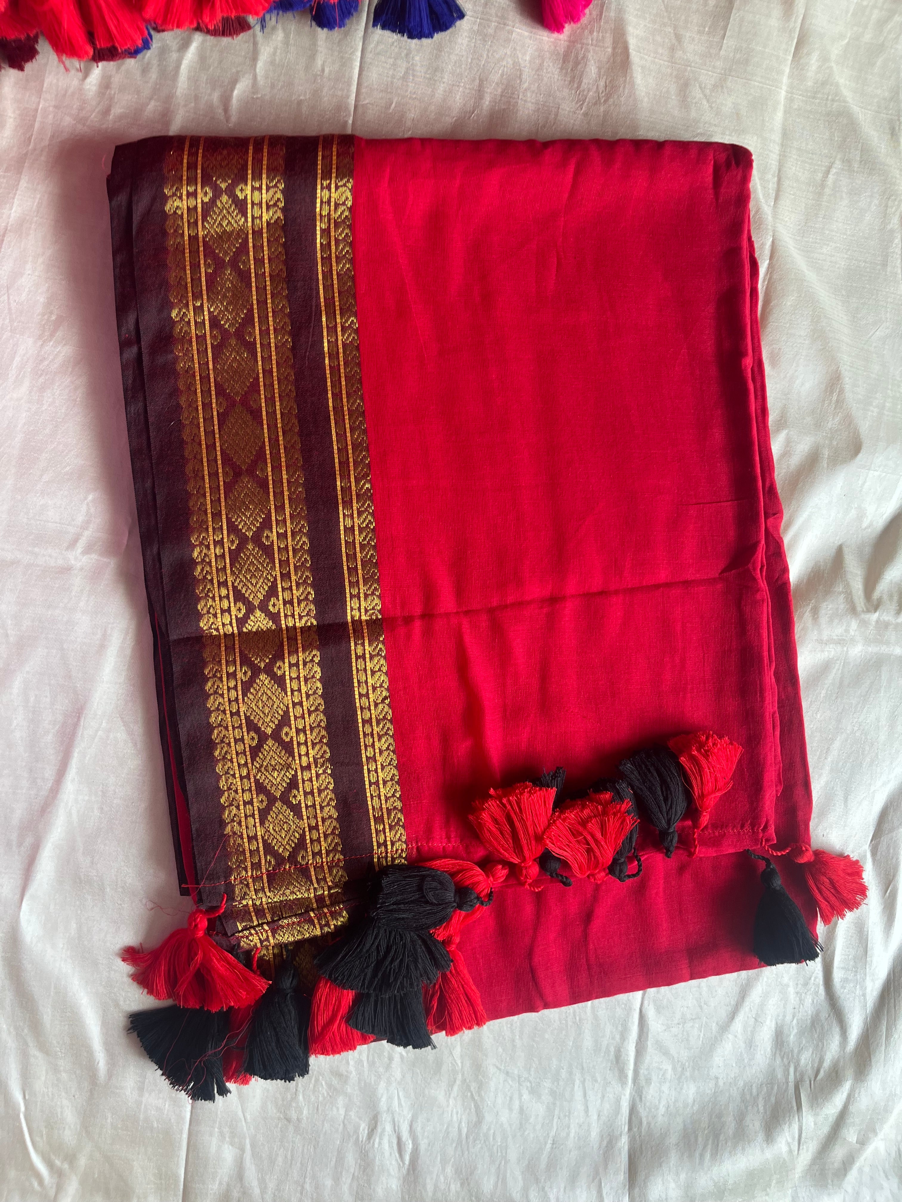 Mul cotton Saree