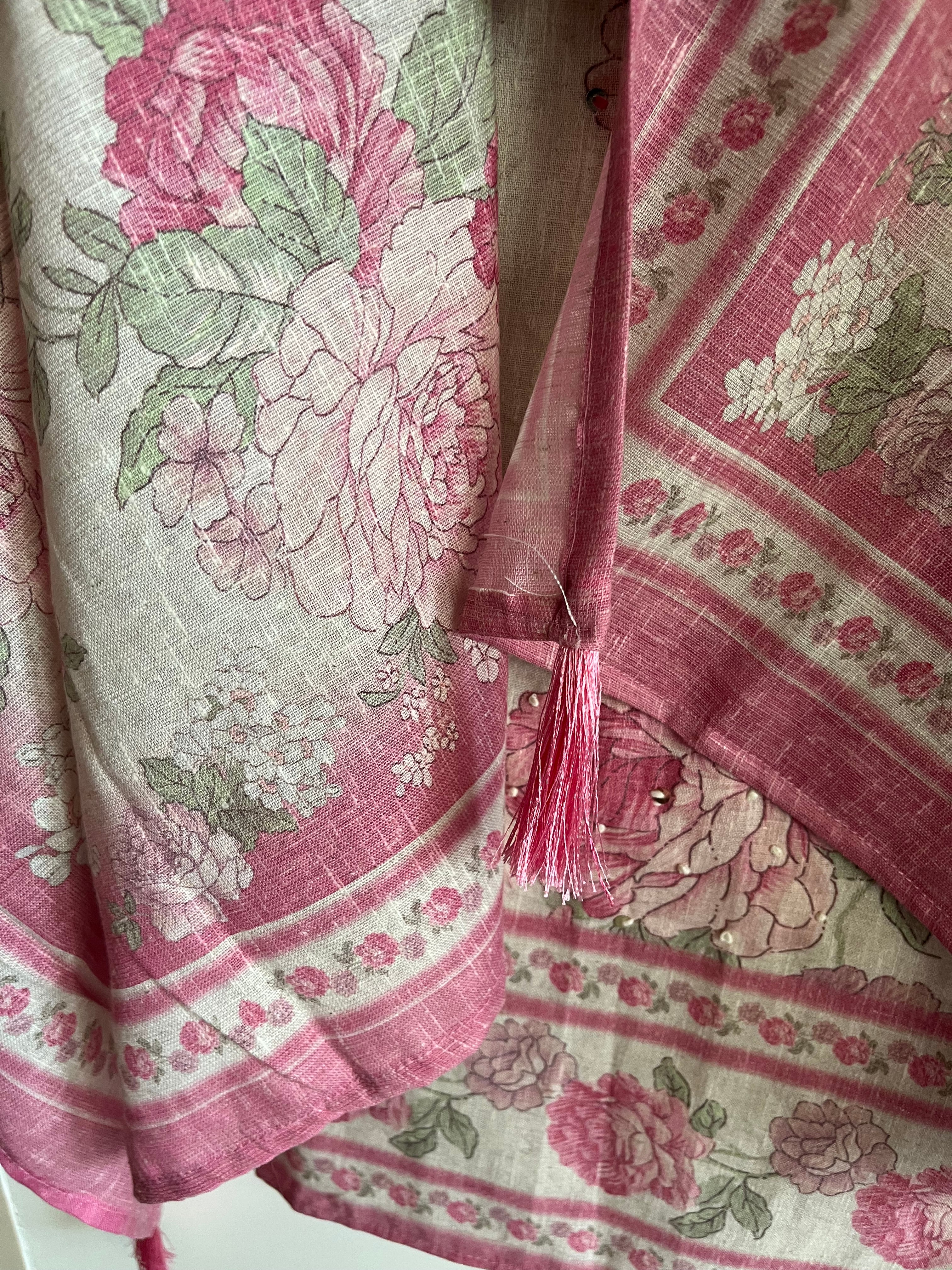 Linen 3pcs Unstitched Suit