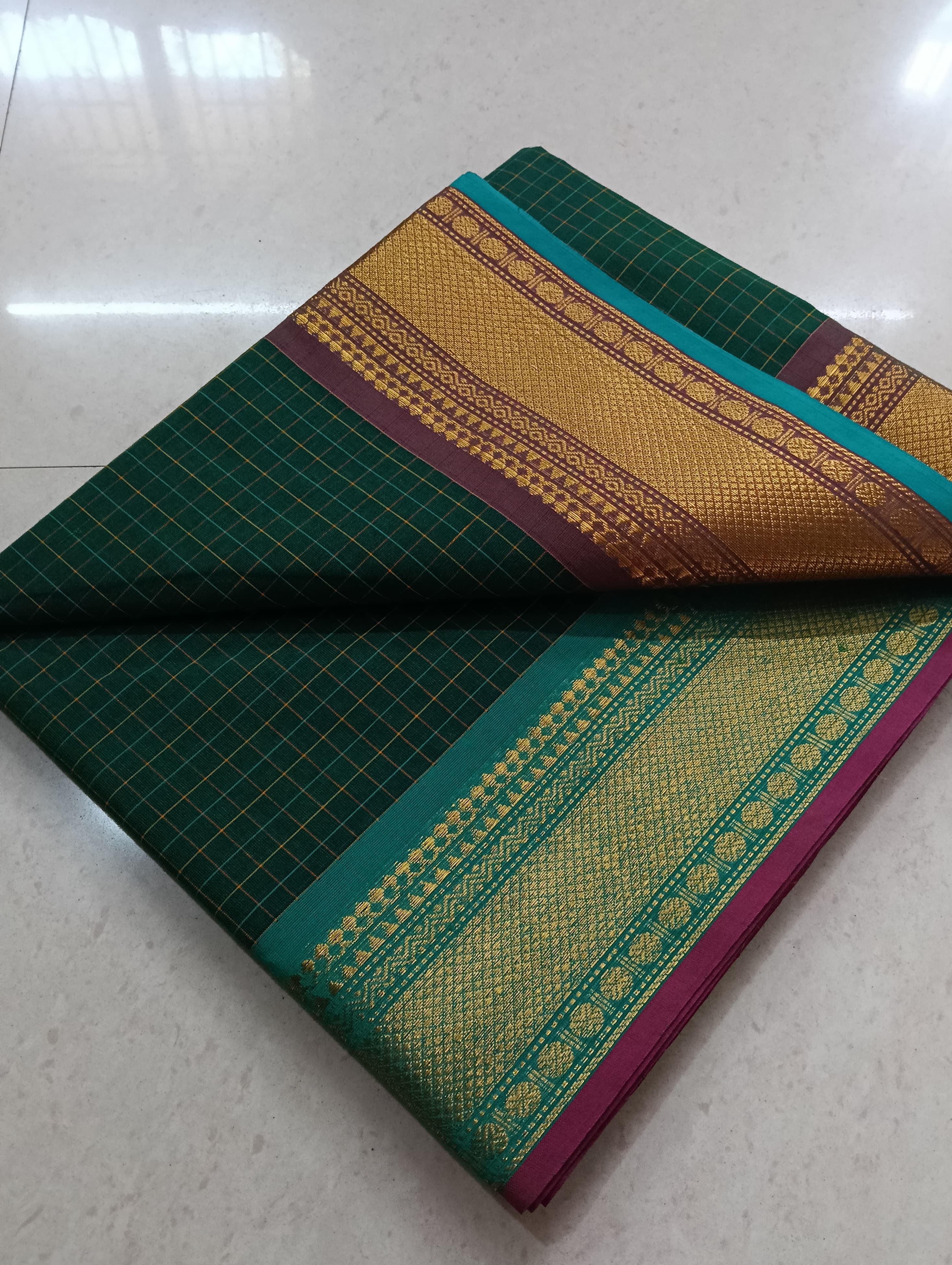 Kanchi Cotton saree