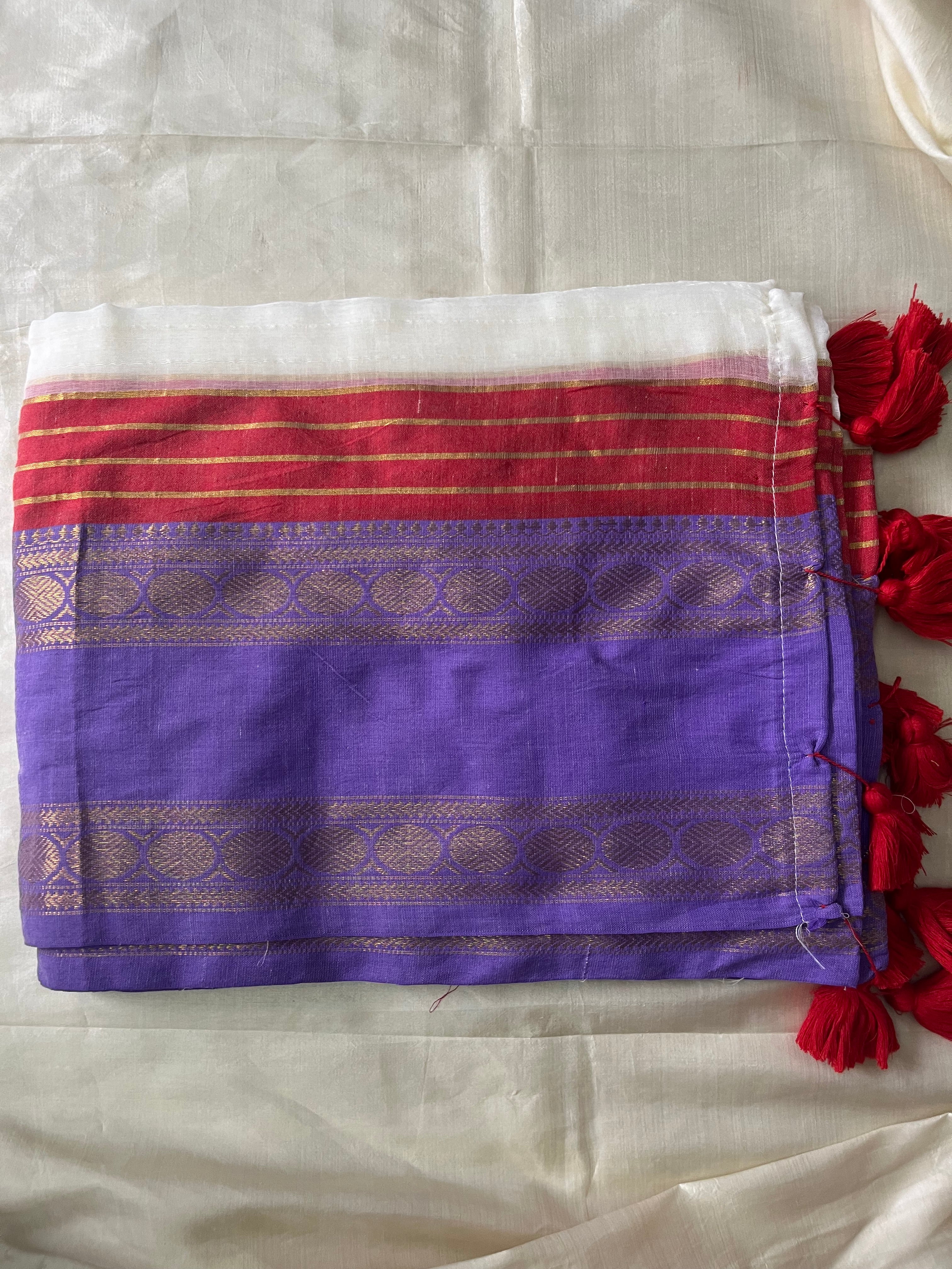 Mul Cotton Saree