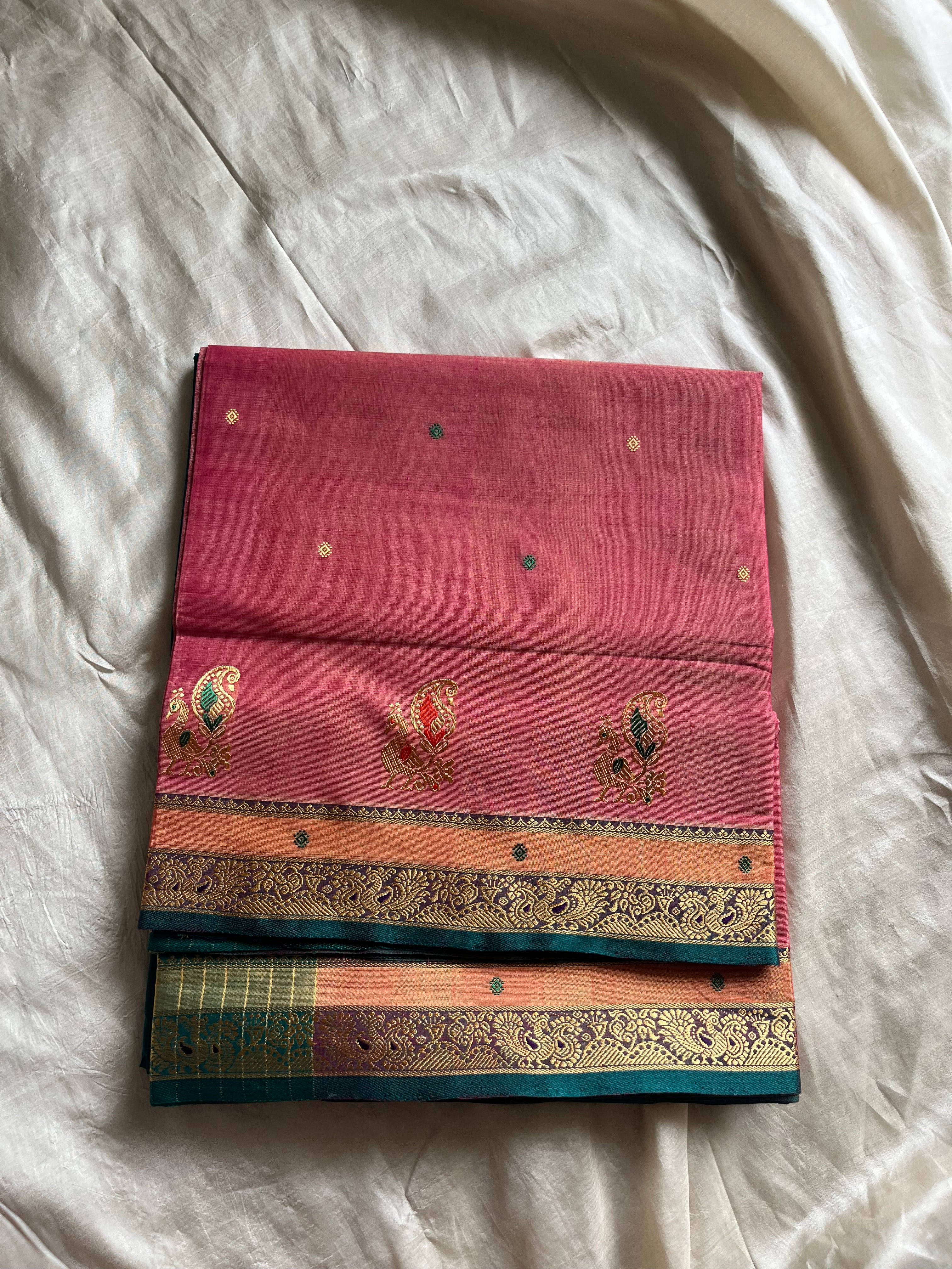 Handloom Vegan Silk Saree