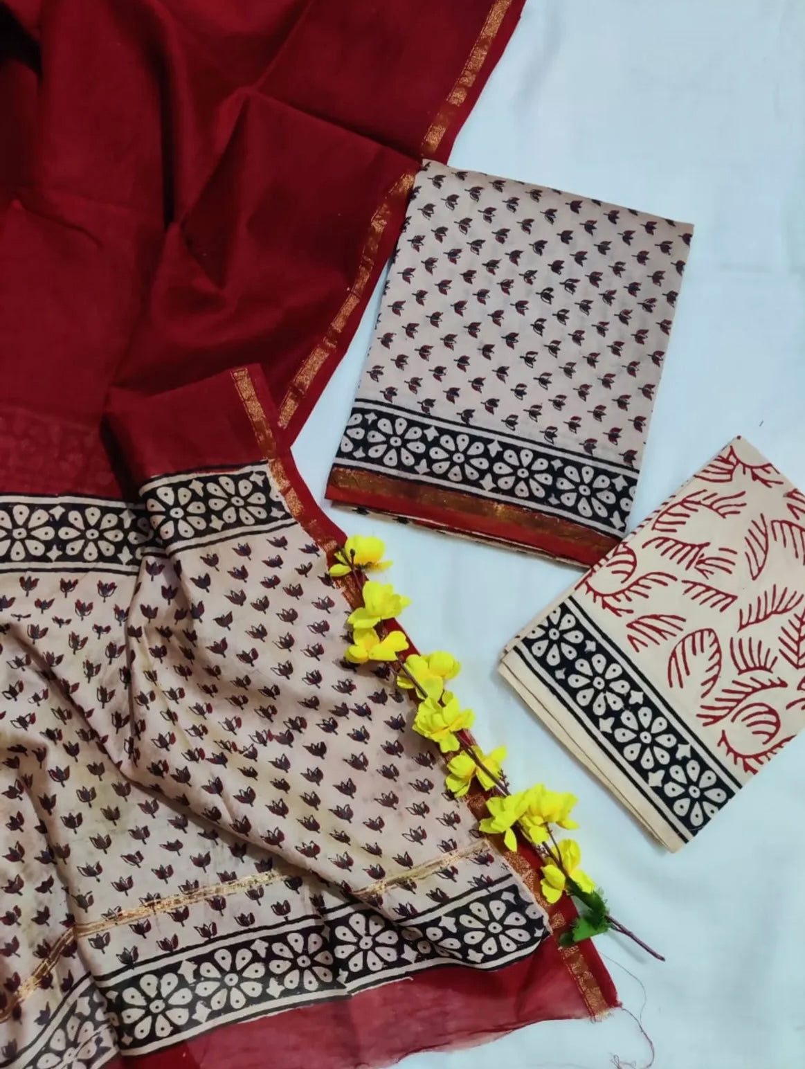 Chanderi Salwar Suit
