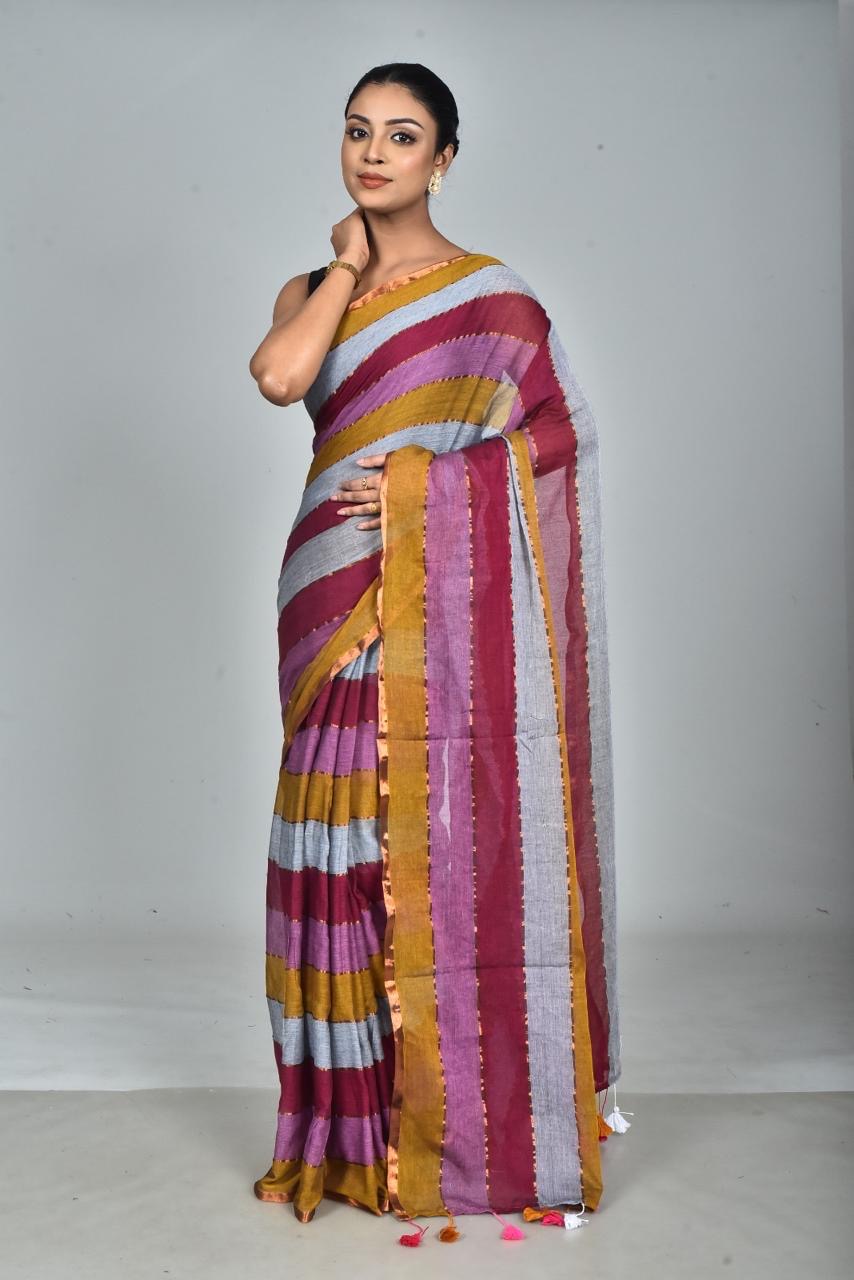 Mul cotton Saree 120 counts