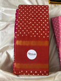 Polka Dot Sungudi Saree without Blouse
