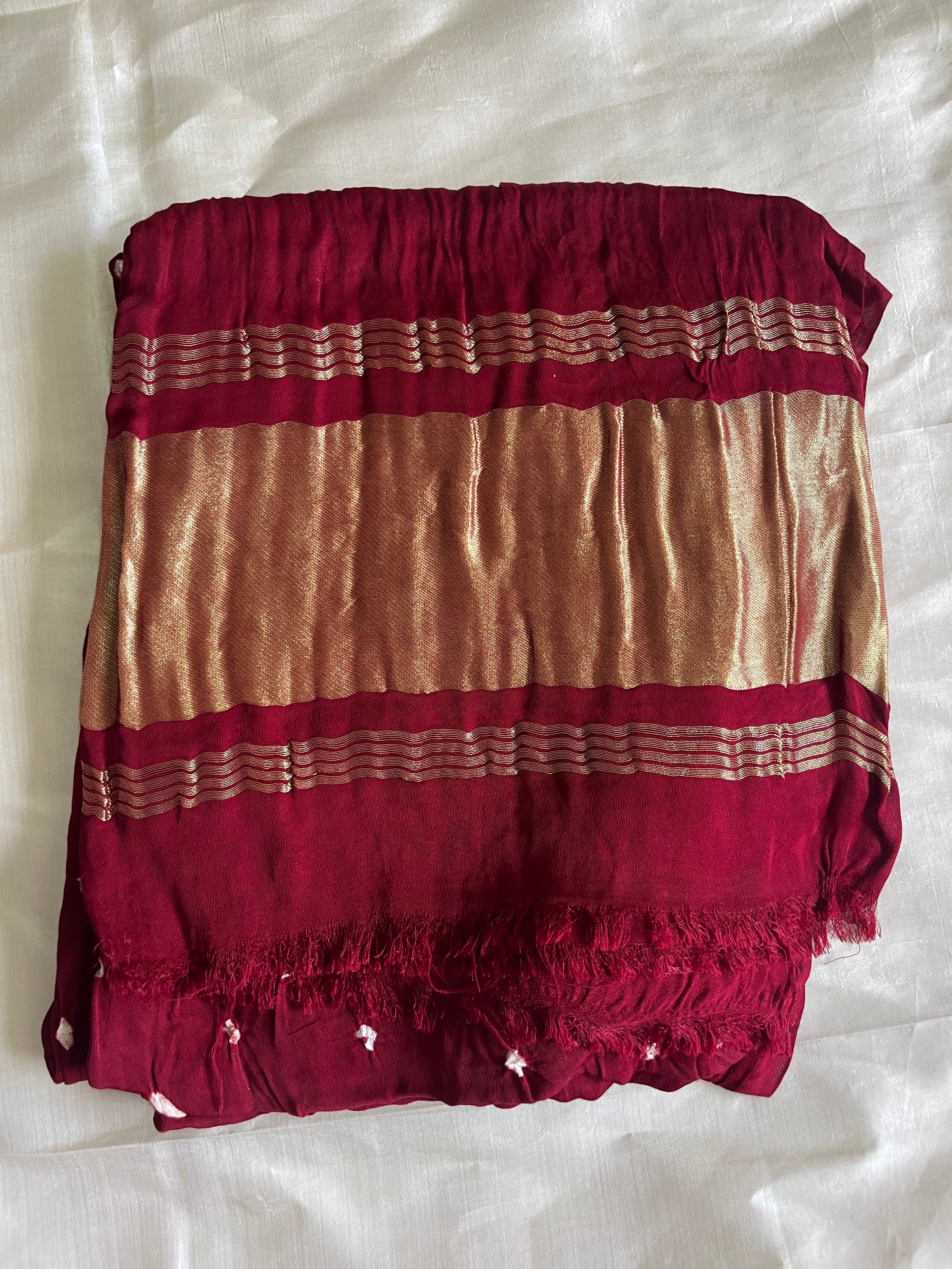 Maroon Dupatta